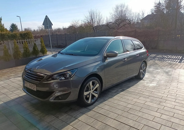 Peugeot 308 cena 44599 przebieg: 80000, rok produkcji 2016 z Jedlicze małe 742